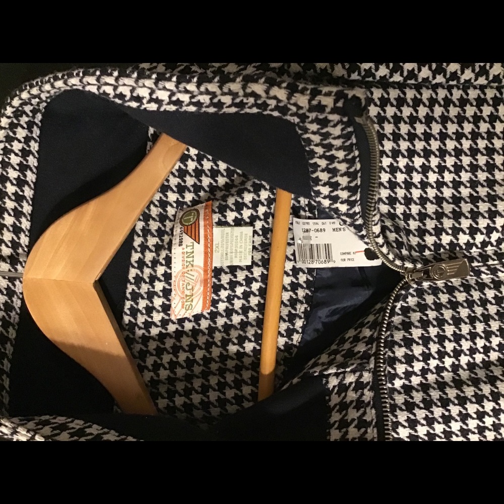 TNK://JNS Men’s Houndstooth Jacket (NWT) - Picture 7 of 8
